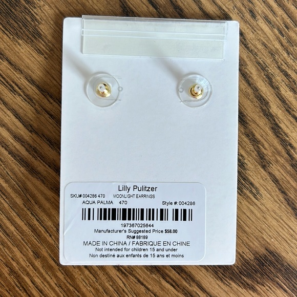 NWT Lilly Pulitzer earrings - Picture 3 of 4